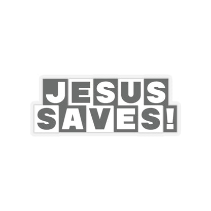 Religious Jesus Saves Cartoon Network Sticker