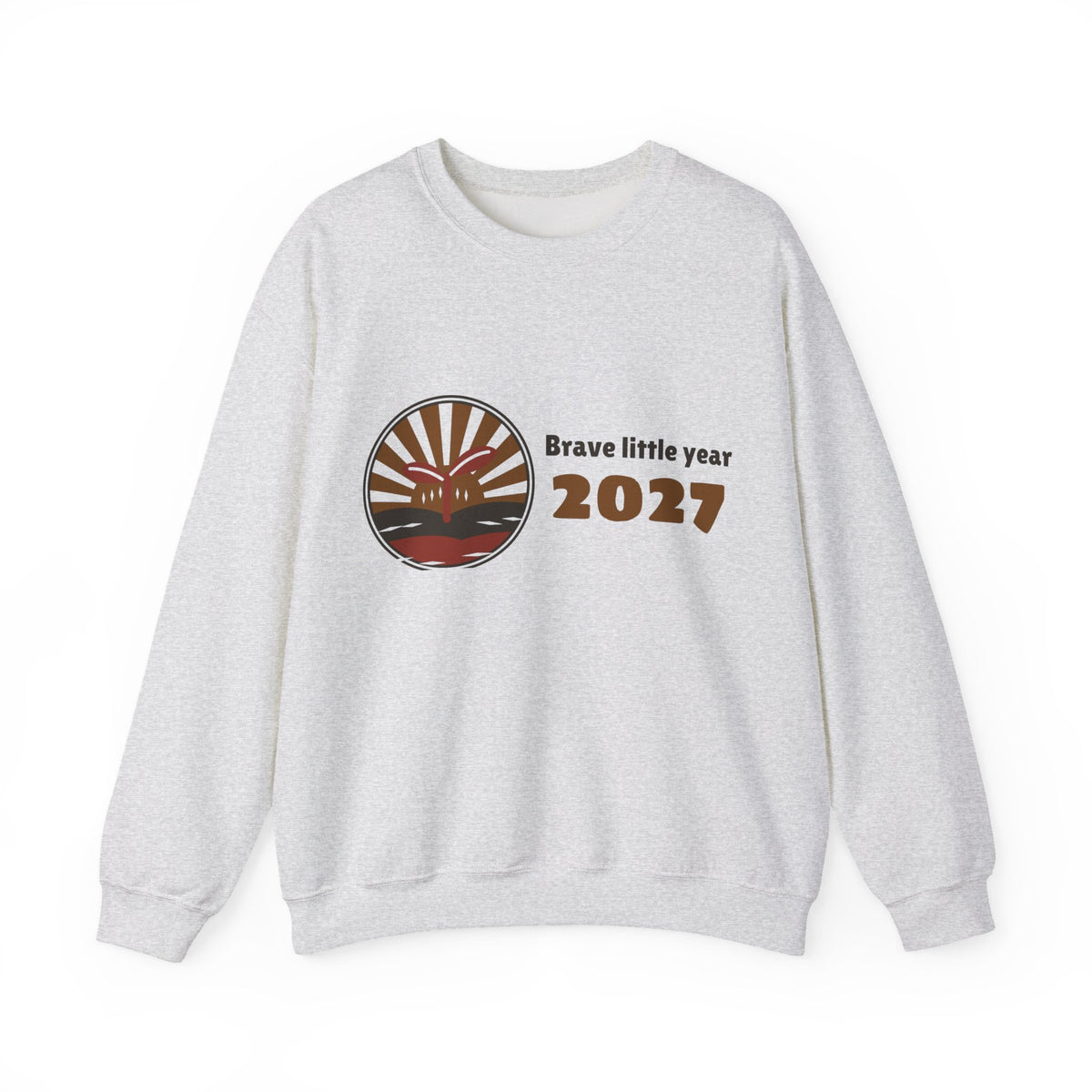 New Year Sweatshirt 2027, Brave Little Year Crewneck, New Year Gift for Her, Cozy Intentions Sweatshirt, Fresh Start Top