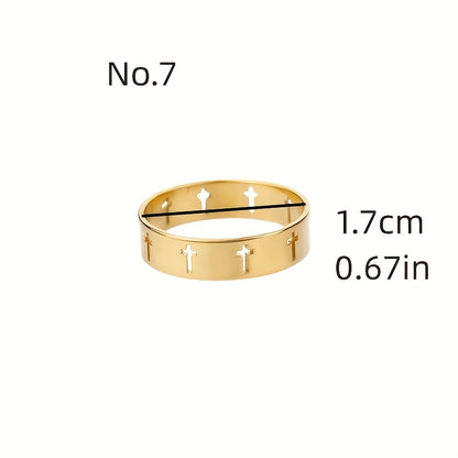 Religious Jesus Cross Ring