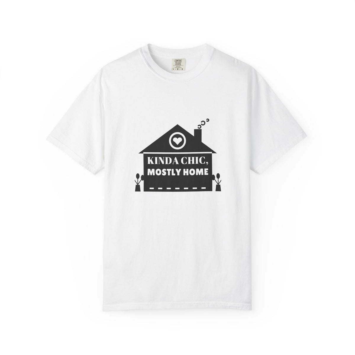 Kinda Chic Mostly Home Minimal Editorial Tee