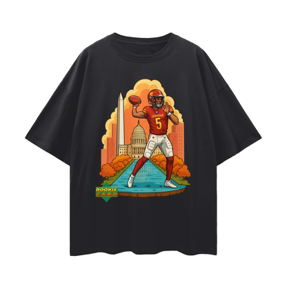 Vintage/Y2K Jayden Daniels Commanders Downtown Rookie Oversized T Shirt