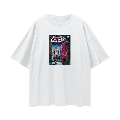 Lebron James Marvel Comic Cavaliers 90s Vintage Like Graphic Oversized T Shirt