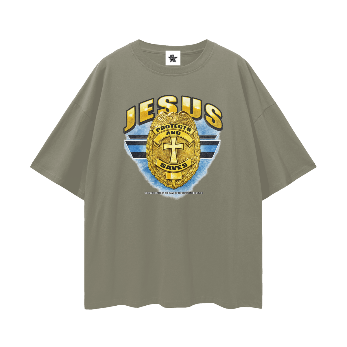 Vintage Jesus Faith Graphic Oversized T-Shirt | Christian Faith Graphic Unisex