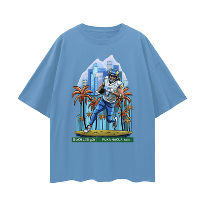 Vintage/Y2K Rams Puka Nacua Downtown Rookie Oversized T Shirt