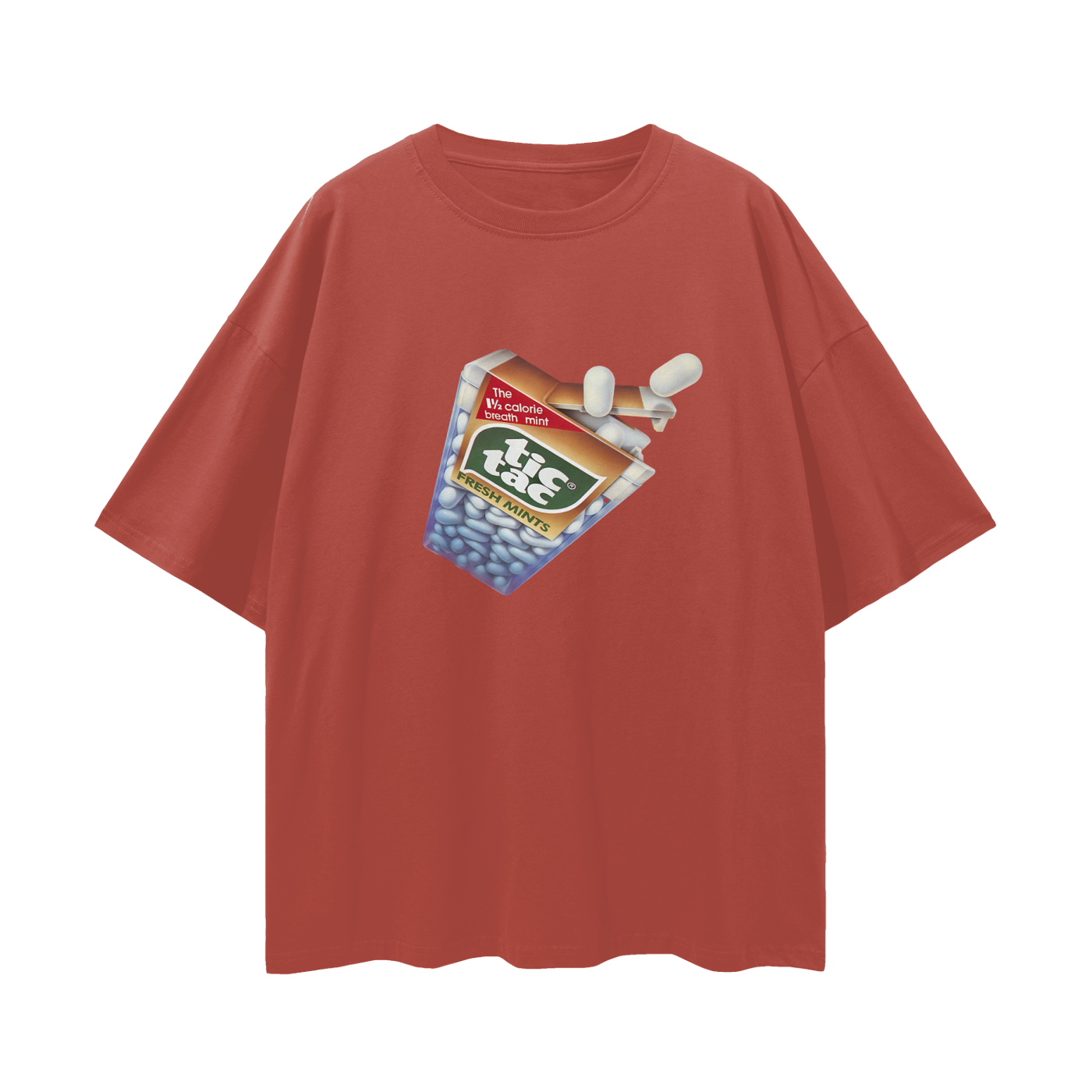 Vintage/Y2K Tic Tac Graphic Oversized T Shirt