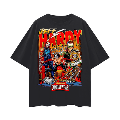 Jeff Hardy 90s Vintage Like Graphic Oversized T Shirt