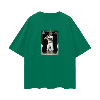 Jacob Wilson Athletics 1st Bowman T Shirt Vintage Like Graphic Oversized T Shirt