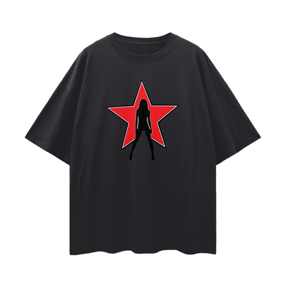Vintage/Y2K Star Lady Oversized T Shirt
