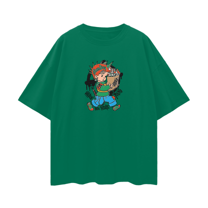 Vintage Like Green Day Band Oversized T Shirt