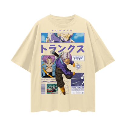 Vintage/Y2K Future Trunks Anime Character Oversized T Shirt