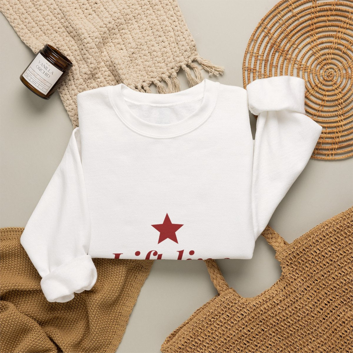 P195 Printify mockup S / White folded-2