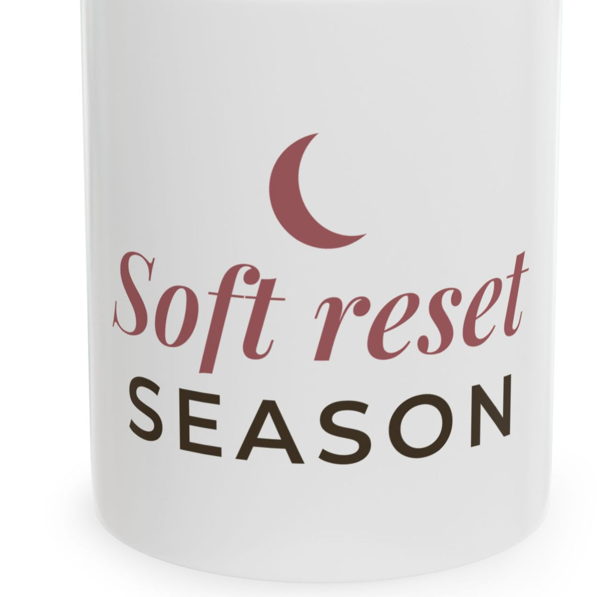 Soft Reset Season mug design detail