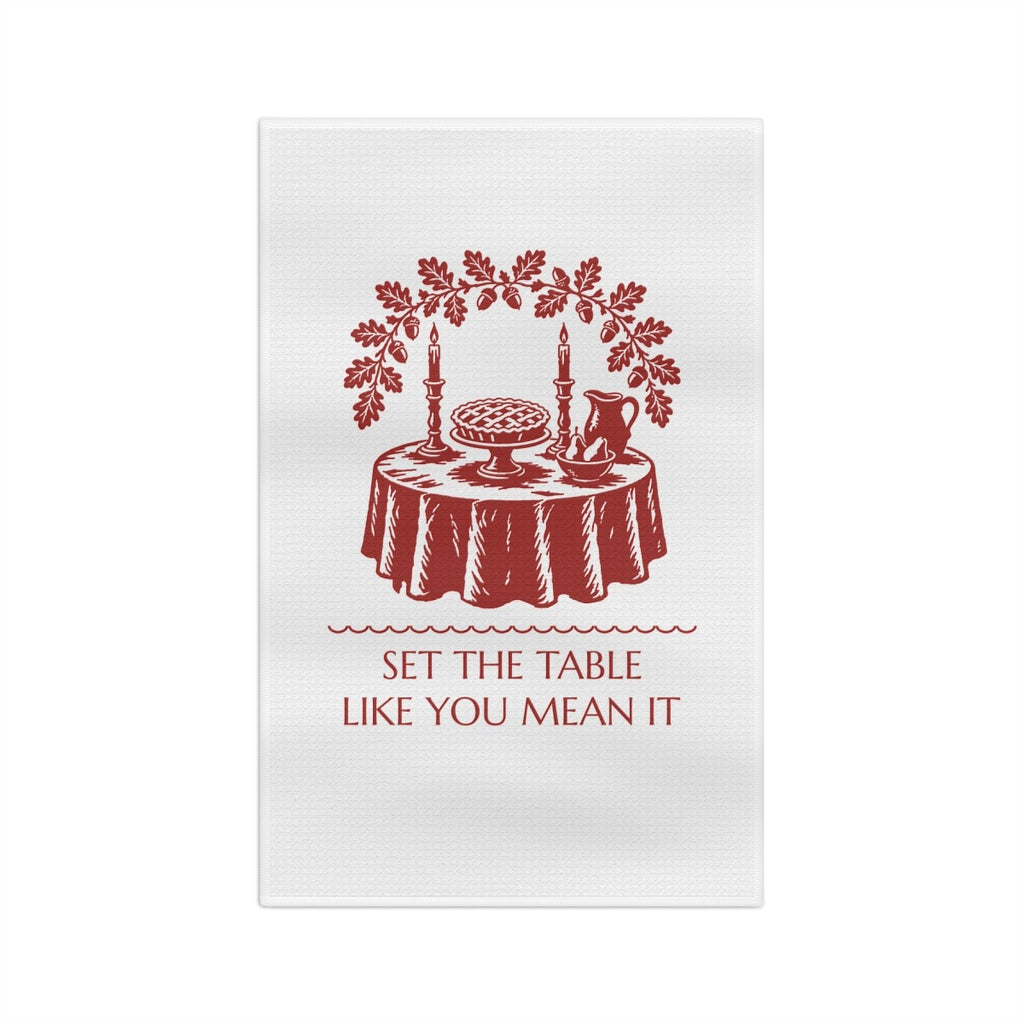 Set the Table Like You Mean It tea towel - hero front
