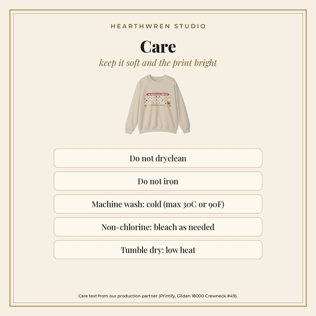 Care instructions