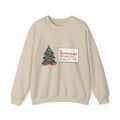 My Minimalist Christmas Tree sweatshirt, Sand, front