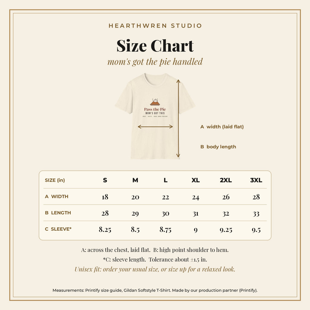 P438 size chart