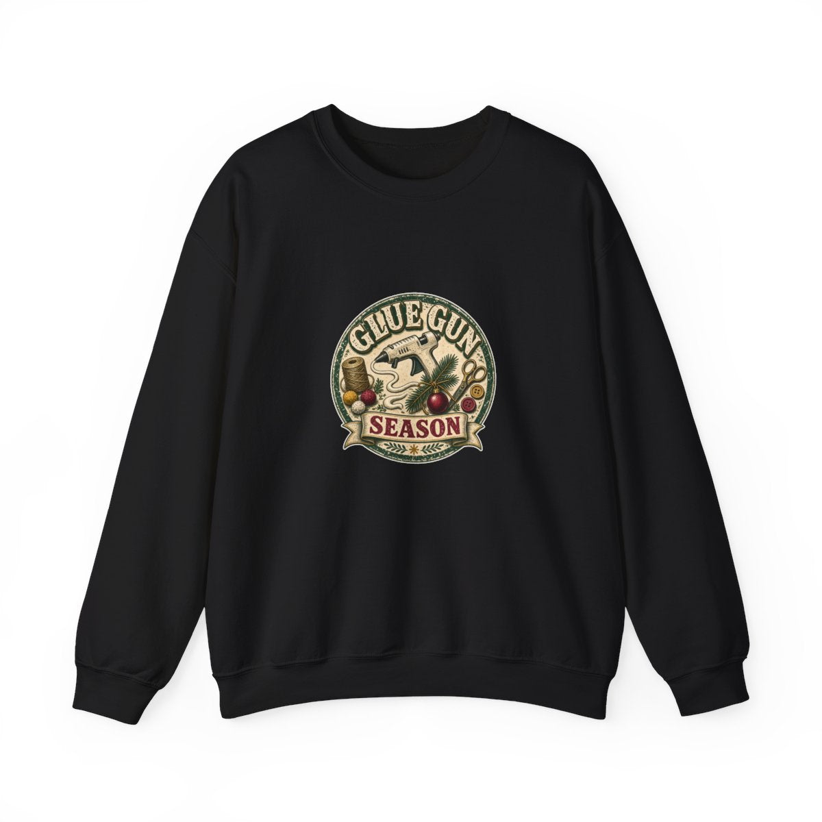 Glue Gun Season sweatshirt, front