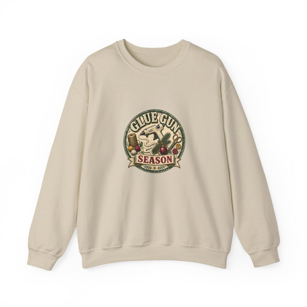 Glue Gun Season sweatshirt, front