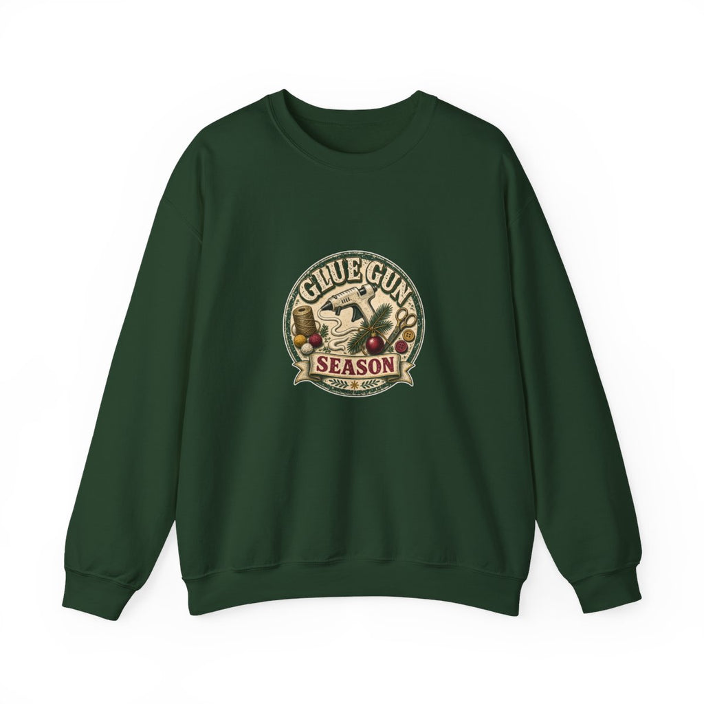 Glue Gun Season sweatshirt, front