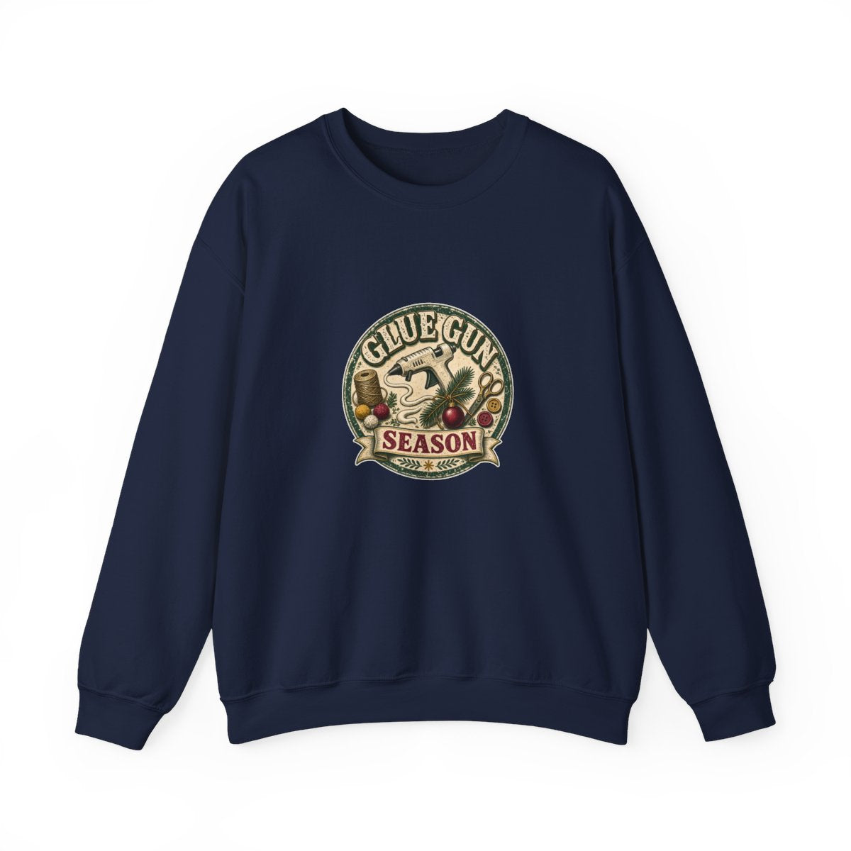 Glue Gun Season sweatshirt, front