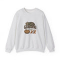 Guarding the Pie cat sweatshirt, Ash, front