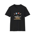 Little Minds at Work tee - front black