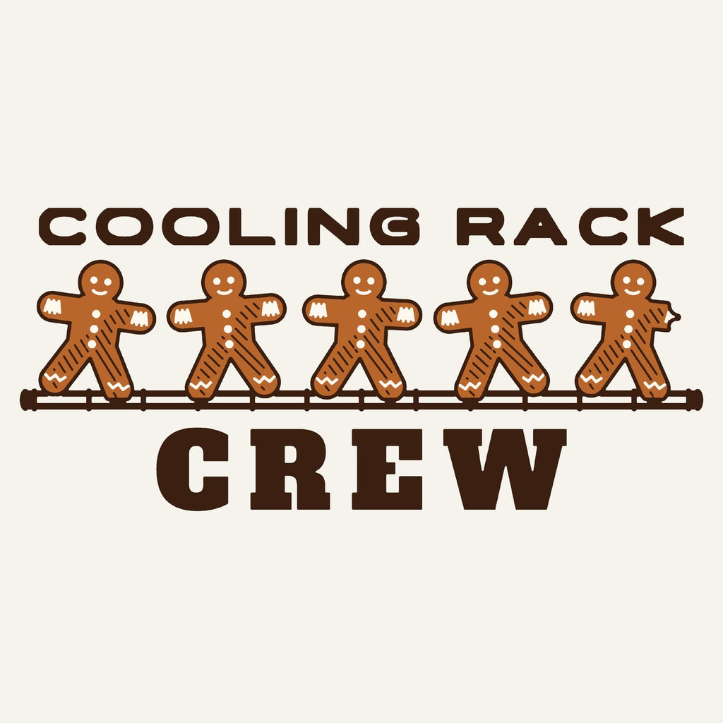 Cooling Rack Crew gingerbread sweatshirt