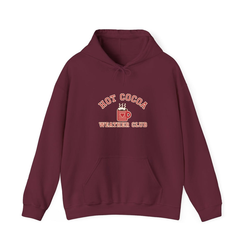 Hot Cocoa Weather Club hoodie