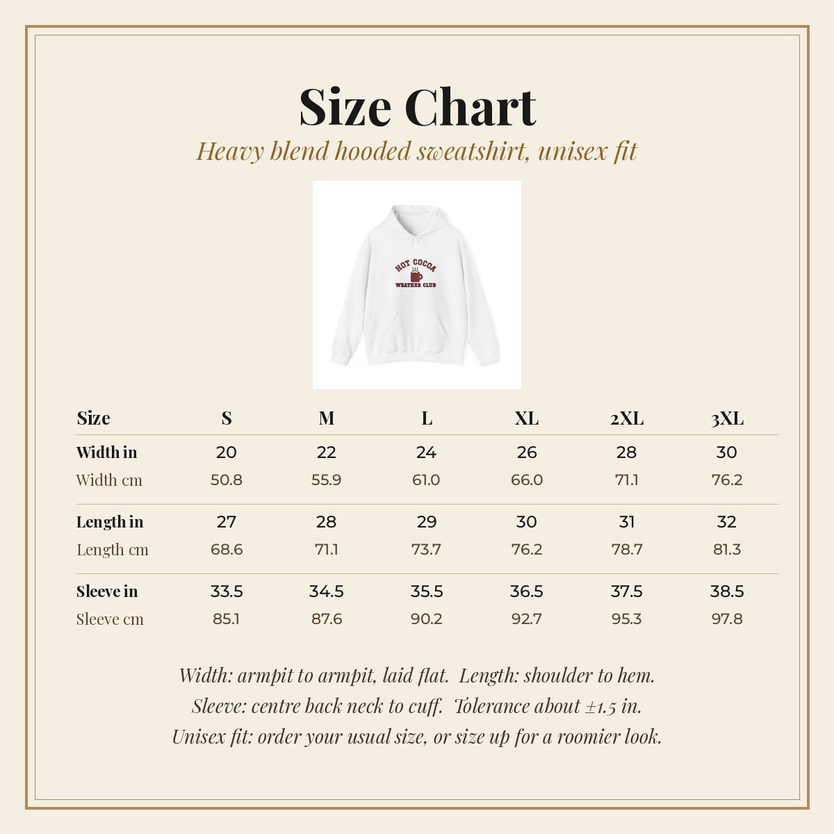 Hot Cocoa Weather Club hoodie