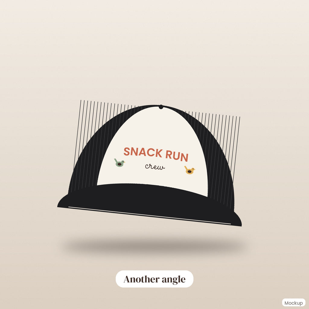 Snack Run Crew Trucker Hat - angle