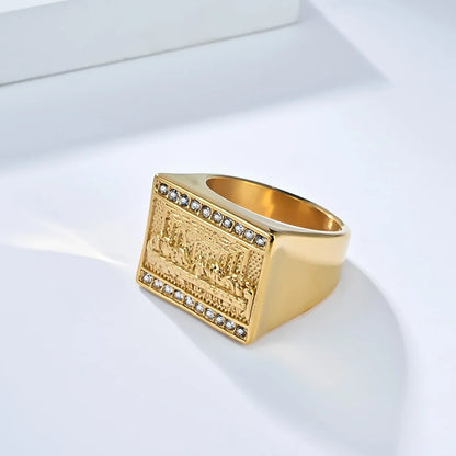 Last Supper Ring Jesus Christ Religious Ring