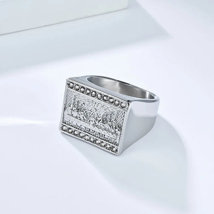 Last Supper Ring Jesus Christ Religious Ring