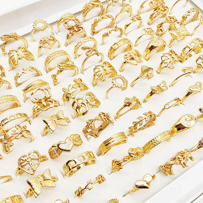30pcs/Lot Factory Wholesale Alloy Rings