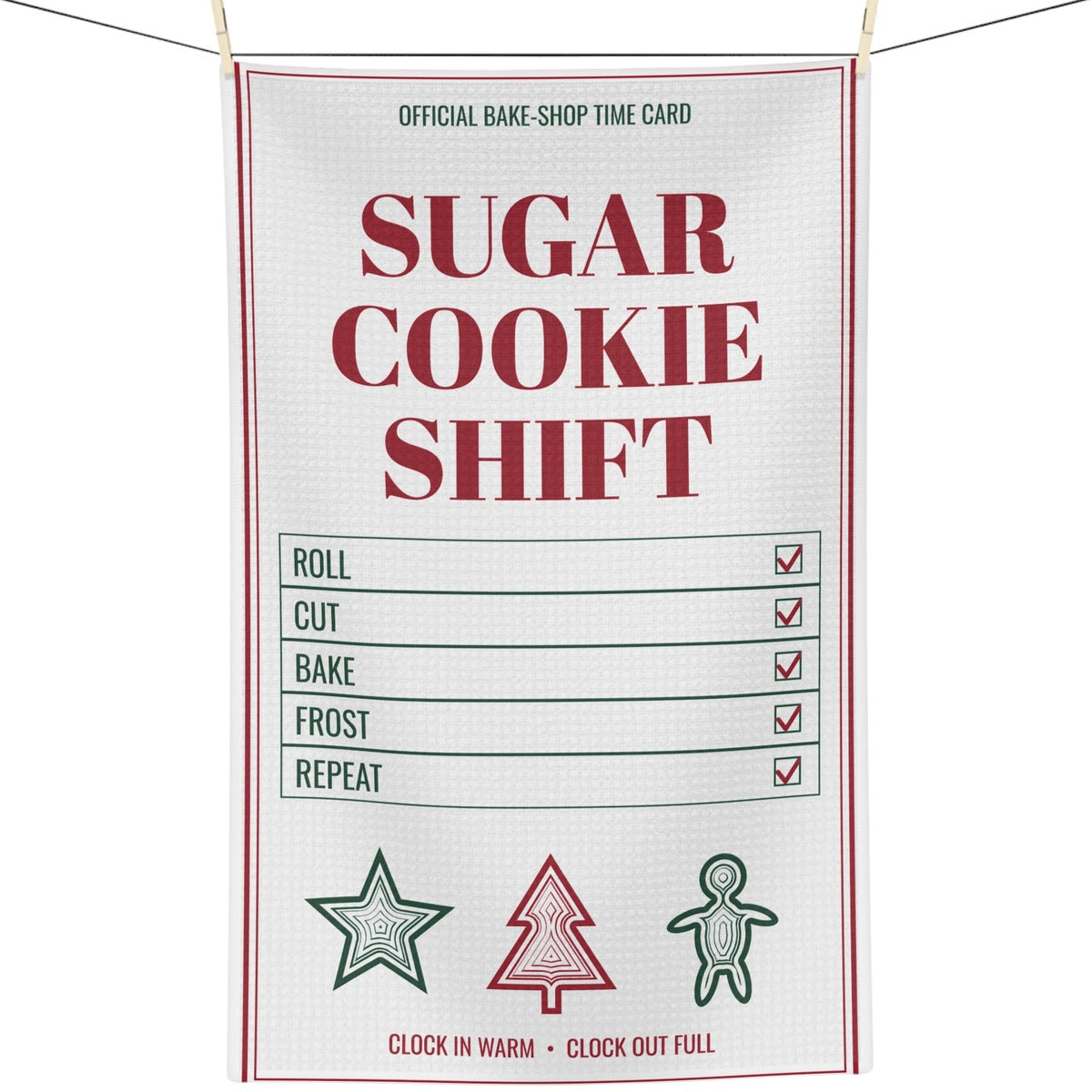 Sugar Cookie Shift Tea Towel