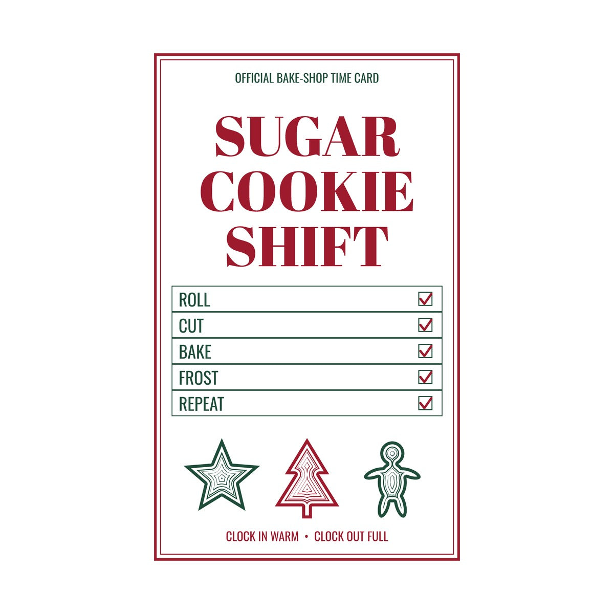Sugar Cookie Shift Tea Towel