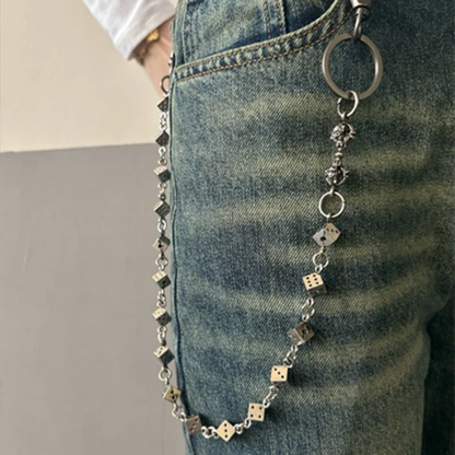 Vintage Dice Wallet Chain