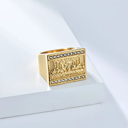 Last Supper Ring Jesus Christ Religious Ring