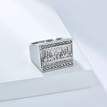 Last Supper Ring Jesus Christ Religious Ring