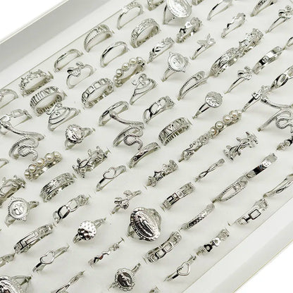 30pcs/Lot Factory Wholesale Alloy Rings