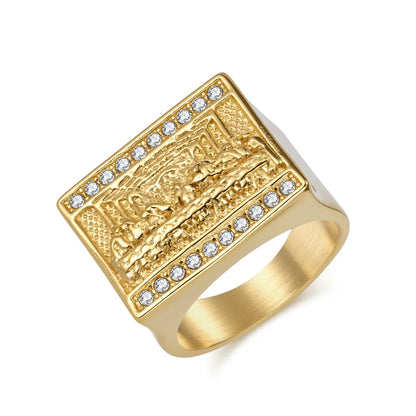 Last Supper Ring Jesus Christ Religious Ring