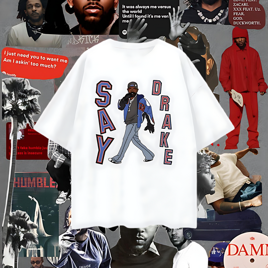 Vintage Like Kendrick Lamar Say Drake Oversized T Shirt