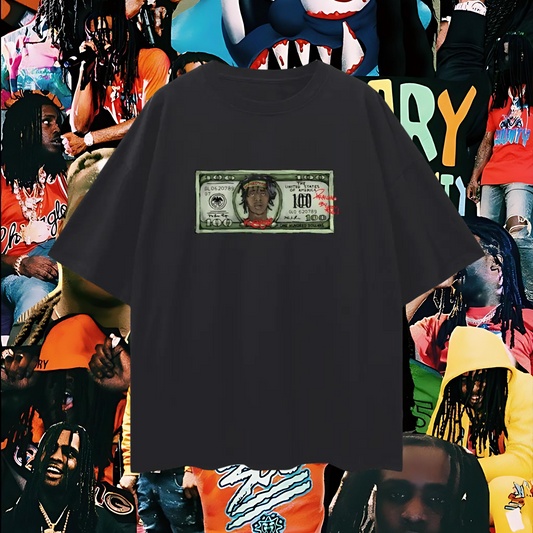 Vintage Like Chief Keef 100 Bill Oversized T Shirt