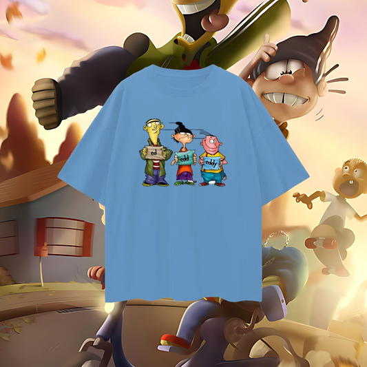 Vintage Like Ed Edd & Eddy Mugshot Oversized T Shirt