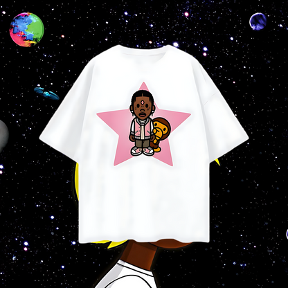 Vintage Like Lil Uzi Baby Milo Star Oversized T Shirt