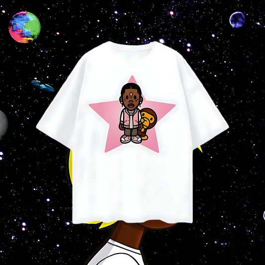Vintage Like Lil Uzi Baby Milo Star Oversized T Shirt
