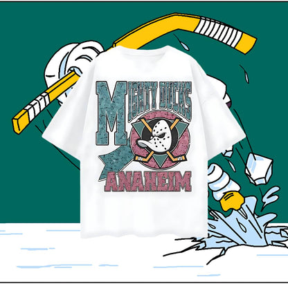 Vintage Like Mighty Ducks Graphic Oversized T Shirt