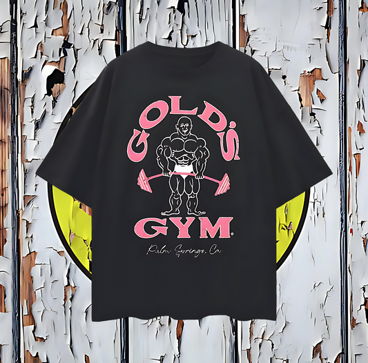 Vintage Like Gold's Gym Graphic Oversized T Shirt