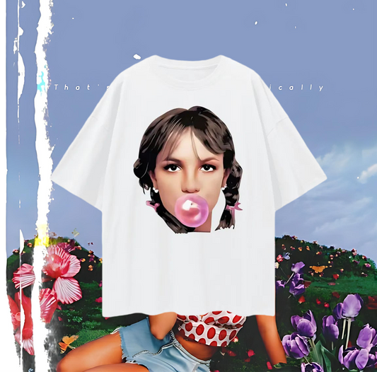 Vintage Like Britney Spears Bubblegum Oversized T Shirt