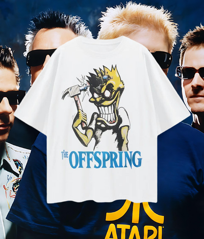 Vintage Like Offspring Hammer Oversized T Shirt
