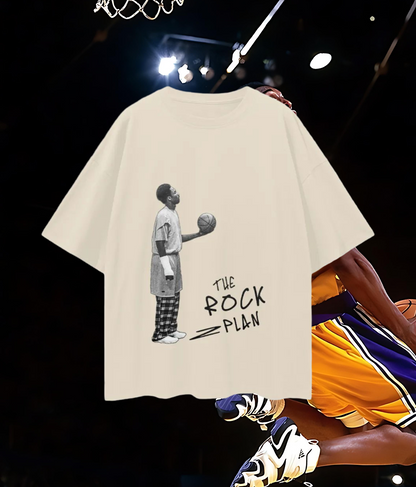 Vintage Like The Rock Plan Kobe Graphic Oversized T Shirt
